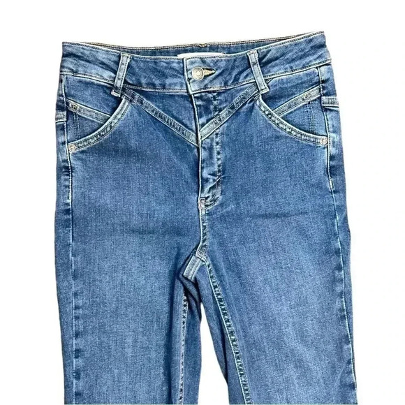 We The Free by Free People Womens Riley High Rise Back Seam Skinny Jean Size 28 - Picture 3 of 7